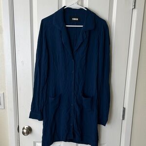 Reformation Dark Blue Shirt